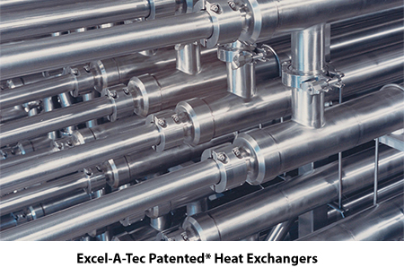 high level of heat exchange, indirect heating, coil heat exchangers, single tube in tube heat exchangers, multiple tube in tube heat exchangers, heat exchanger with smooth tubing